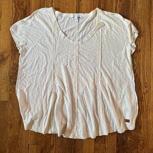 Peace Love World short sleeve "Boheme" top. Size M.